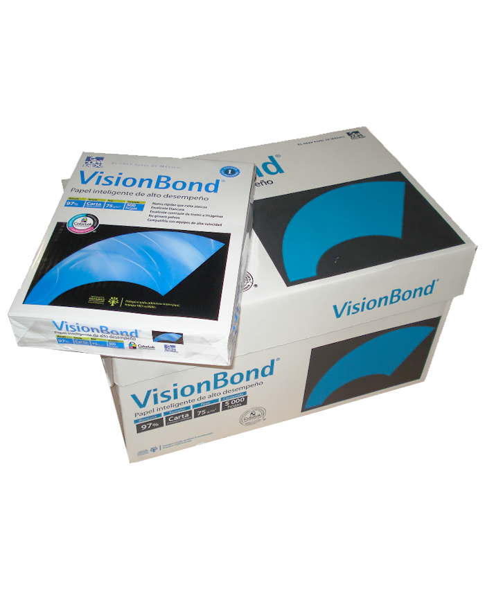 Caja Papel Bond Vision Bond, T/Carta, 75 grs C/5000 | Distribuidora